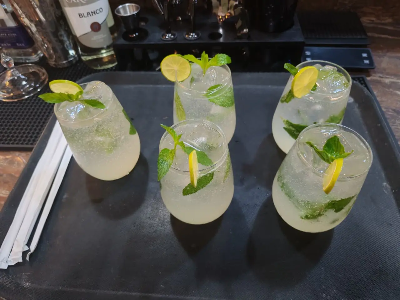 Cafetería y bebidas del Restaurante Guayusa